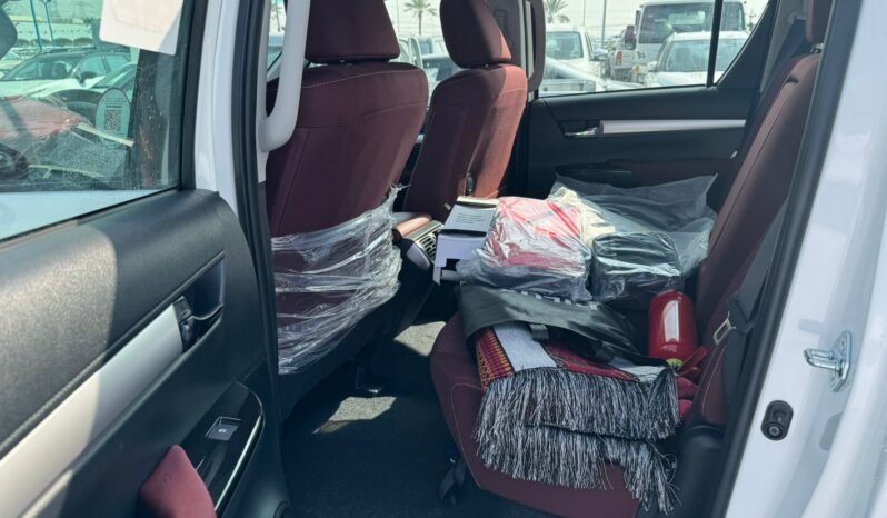 2024 Toyota Hilux 2.4 Litre Diesel 4-cylinder Engine White Red Pick-Up Truck 4WD