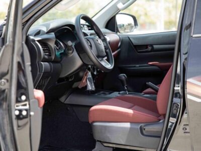 2023 Toyota Hilux 2.4 Litre Diesel 4-cylinder Engine Black Red Pick-Up Truck 4WD