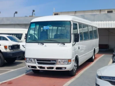 2026 Mitsubishi Rosa 4.2L 6 Cylinder Diesel Engine 33-Seater White Blue Bus GCC Specs