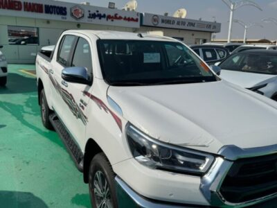 2024 Toyota Hilux 2.4 Litre Diesel 4-cylinder Engine White Red Pick-Up Truck 4WD