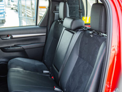 2023 Toyota Hilux 2.4 Litre Diesel 4-cylinder Engine Red Black Pick-Up Truck 4WD