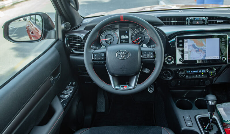 2023 Toyota Hilux 2.4 Litre Diesel 4-cylinder Engine Red Black Pick-Up Truck 4WD