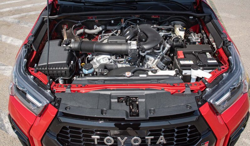 2023 Toyota Hilux 2.4 Litre Diesel 4-cylinder Engine Red Black Pick-Up Truck 4WD