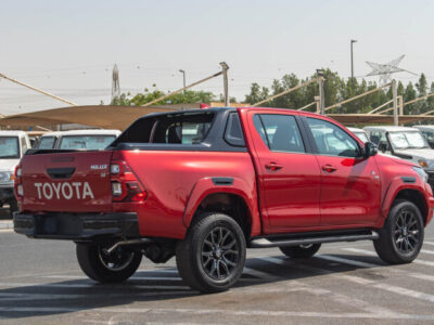 2023 Toyota Hilux 2.4 Litre Diesel 4-cylinder Engine Red Black Pick-Up Truck 4WD
