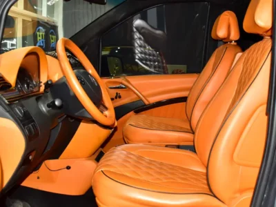 2014 Mercedes-Benz Viano Trend 6 Cylinder Petrol Engine Black Orange Van GCC Specs