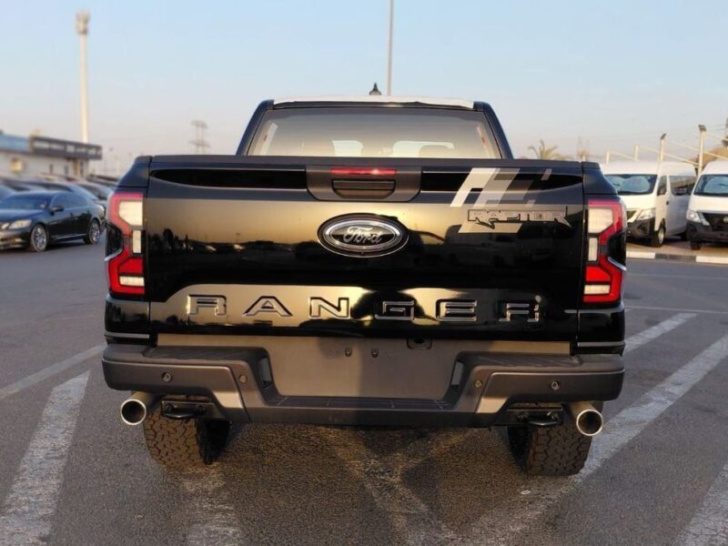 2025 Ford Ranger Raptor 3.0L 6 Cylinders PETROL Engine Black Pick Up Truck 4X4