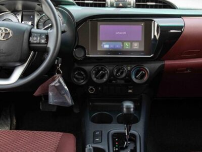 2023 Toyota Hilux 2.4 Litre Diesel 4-cylinder Engine Black Red Pick-Up Truck 4WD