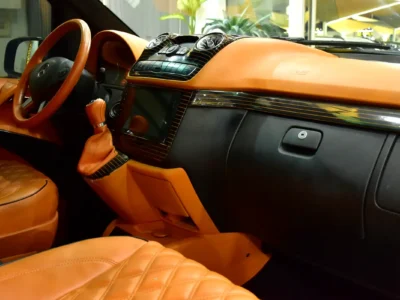 2014 Mercedes-Benz Viano Trend 6 Cylinder Petrol Engine Black Orange Van GCC Specs