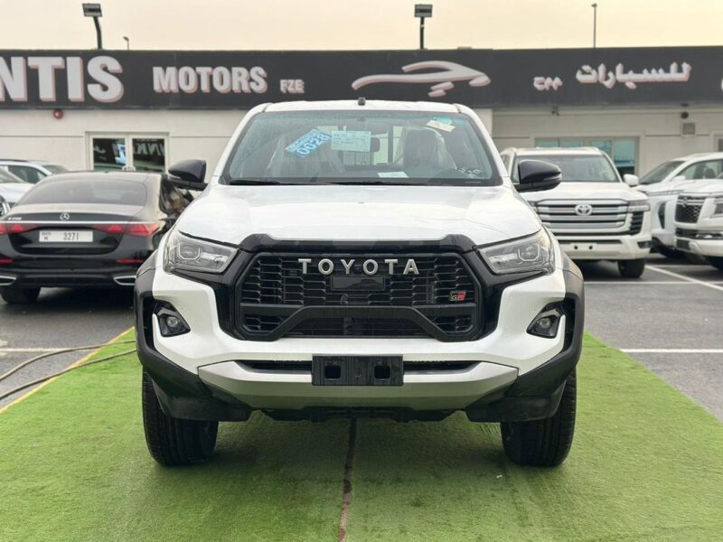 2026 Toyota Hilux Gr Sport 4.0 Litres 6 Cylinders Petrol Engine White Black Pick Up Truck