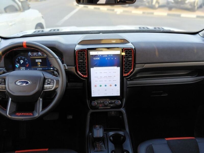 2025 Ford Ranger Raptor 3.0L 6 Cylinders PETROL Engine Black Pick Up Truck 4X4