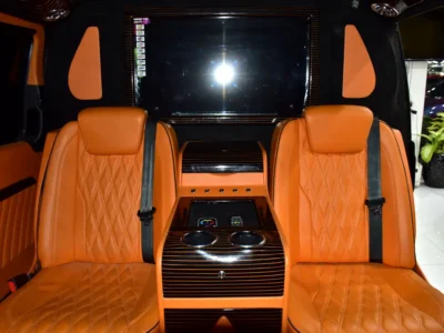 2014 Mercedes-Benz Viano Trend 6 Cylinder Petrol Engine Black Orange Van GCC Specs