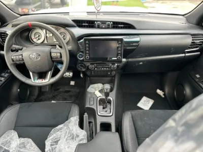 2026 Toyota Hilux Gr Sport 4.0 Litres 6 Cylinders Petrol Engine White Black Pick Up Truck