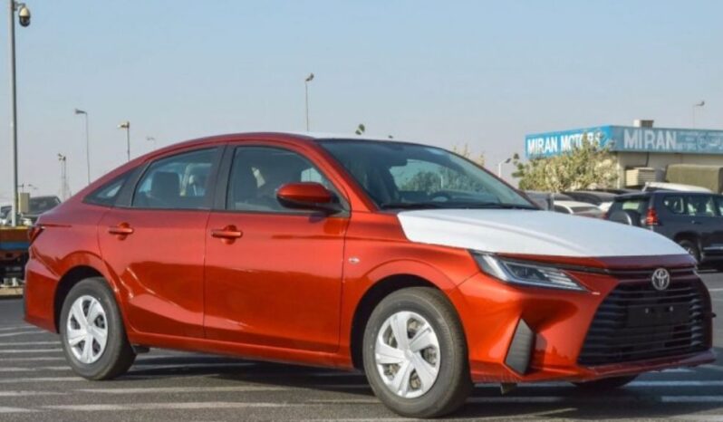 2023 Toyota Yaris 1.5 Litres 4 Cylinders Petrol Engine Orange Beige Sedan FWD