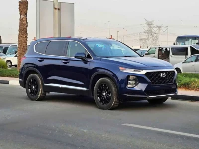 2019 HYUNDAI SANTA FE SE 2.4 Litres V4 PETROL ENGINE Blue Black SUV Automatic