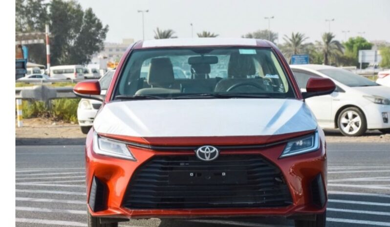 2023 Toyota Yaris 1.5 Litres 4 Cylinders Petrol Engine Orange Beige Sedan FWD