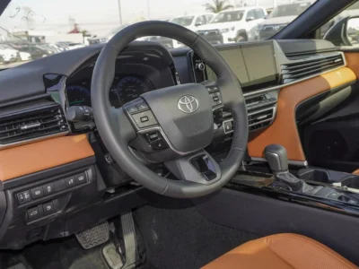 2025 Toyota Camry Grande 2.5 Litres 4 Cylinders Petrol Engine Black Tan Sedan Automatic GCC