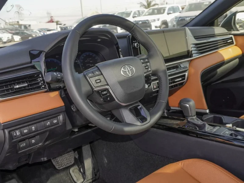2025 Toyota Camry Grande 2.5 Litres 4 Cylinders Petrol Engine Black Tan Sedan Automatic GCC
