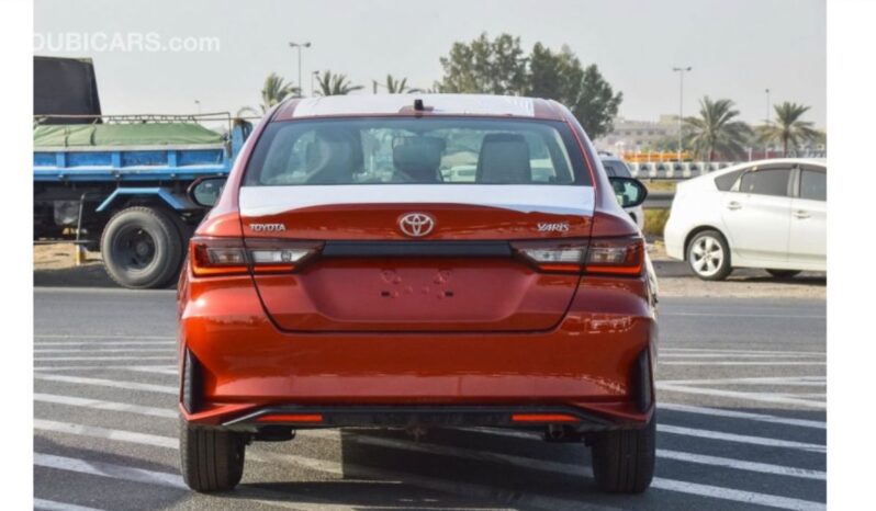 2023 Toyota Yaris 1.5 Litres 4 Cylinders Petrol Engine Orange Beige Sedan FWD