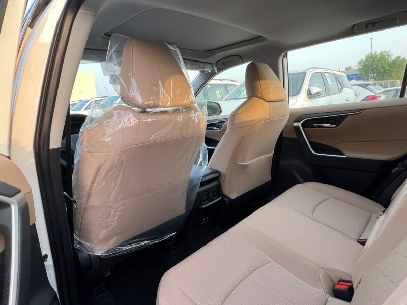 2022 Toyota RAV4 2.5 Liters 4 Cylinders Petrol Engine White Beige SUV AWD