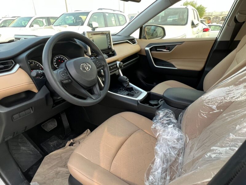 2022 Toyota RAV4 2.5 Liters 4 Cylinders Petrol Engine White Beige SUV AWD