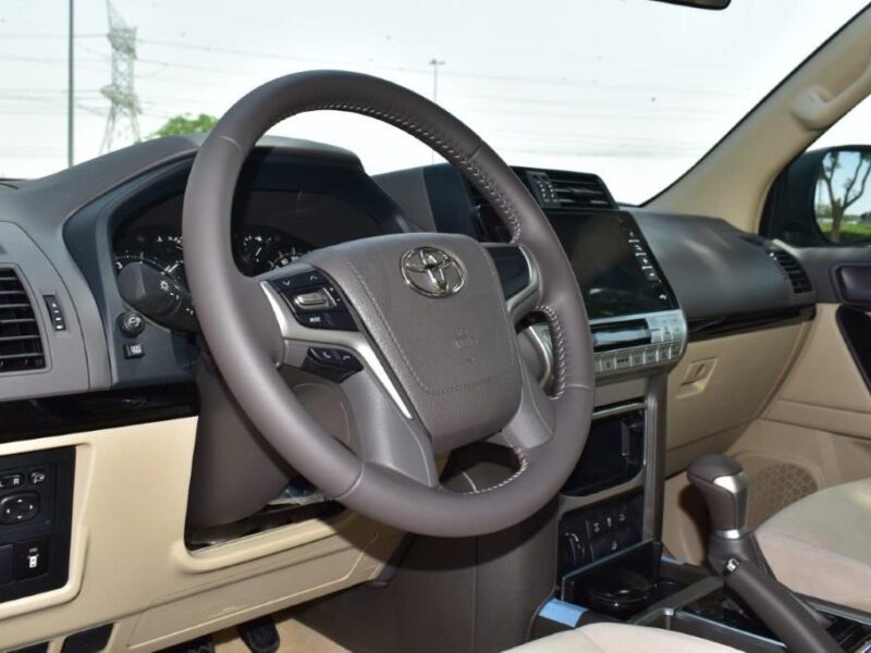 2022 Toyota Land Cruiser Prado GXR 4.0 Litres V6 Petrol Engine Grey Beige SUV 4WD