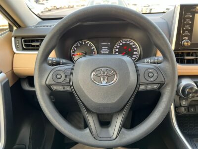 2022 Toyota RAV4 2.5 Liters 4 Cylinders Petrol Engine White Beige SUV AWD