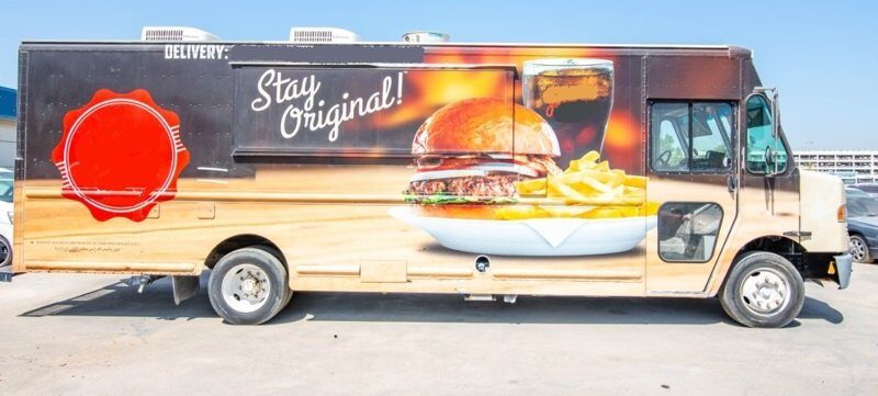 2012 Ford Freightliner MT45 6.0L V8 Petrol Engine Beige Black Truck