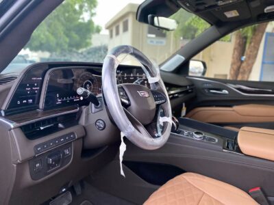 2022 Cadillac Escalade 6.2 Litres V8 Petrol Engine Black Tan SUV 4WD Top of the Line