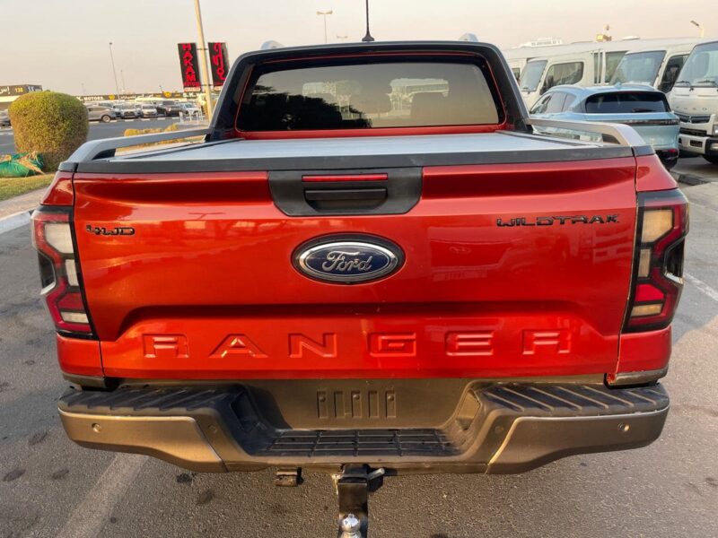 2023 Ford Ranger Wildtrak 2.0L Bi-Turbo 4 Cylinder Diesel Dual Cab Red Black Pickup Truck