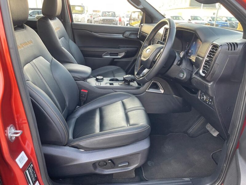 2023 Ford Ranger Wildtrak 2.0L Bi-Turbo 4 Cylinder Diesel Dual Cab Red Black Pickup Truck