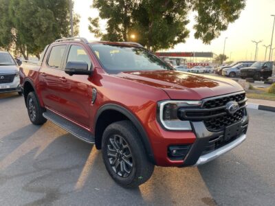 2023 Ford Ranger Wildtrak 2.0L Bi-Turbo 4 Cylinder Diesel Dual Cab Red Black Pickup Truck