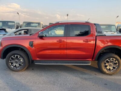 2023 Ford Ranger Wildtrak 2.0L Bi-Turbo 4 Cylinder Diesel Dual Cab Red Black Pickup Truck