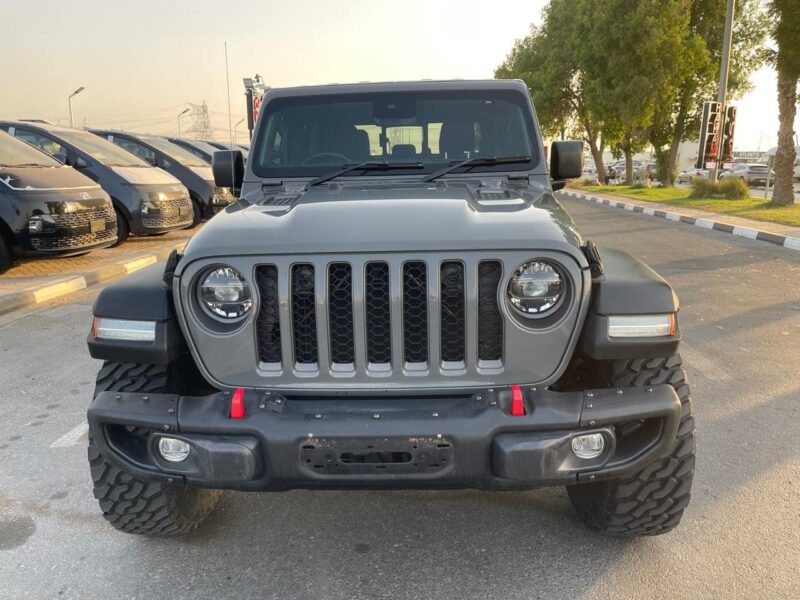2021 Jeep Gladiator Rubicon Dual Cab 3.6L Petrol V6 Engine Grey Black Pickup Truck