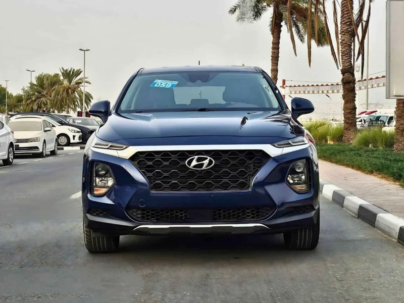 2019 HYUNDAI SANTA FE SE 2.4 Litres V4 PETROL ENGINE Blue Black SUV Automatic