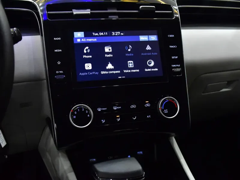 2023 Hyundai Tucson Comfort 4 Cylinders Petrol Engine White Black Crossover GCC Specs