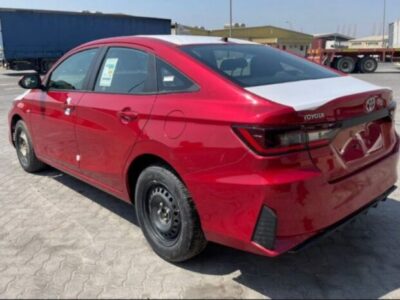 2023 Toyota Yaris 1.5 Litres 4 Cylinders Petrol Engine Red Grey Sedan FWD