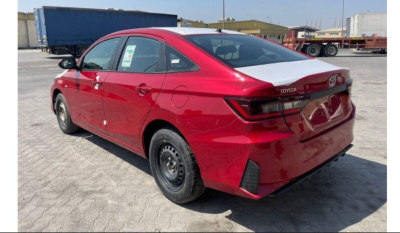2023 Toyota Yaris 1.5 Litres 4 Cylinders Petrol Engine Red Grey Sedan FWD