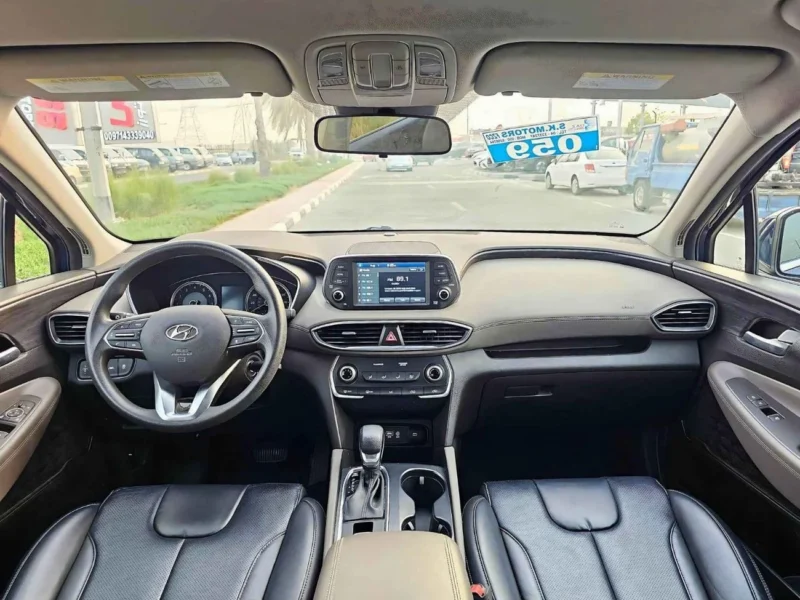 2019 HYUNDAI SANTA FE SE 2.4 Litres V4 PETROL ENGINE Blue Black SUV Automatic