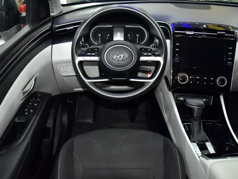 2023 Hyundai Tucson Comfort 4 Cylinders Petrol Engine White Black Crossover GCC Specs