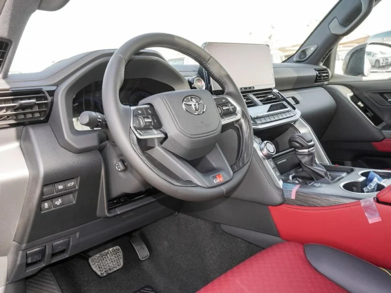 2025 Toyota Land Cruiser GR Sport 3.5L 6 Cylinder TWIN TURBO Black Red GCC Specs