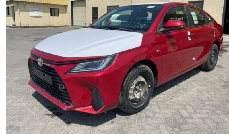 2023 Toyota Yaris 1.5 Litres 4 Cylinders Petrol Engine Red Grey Sedan FWD
