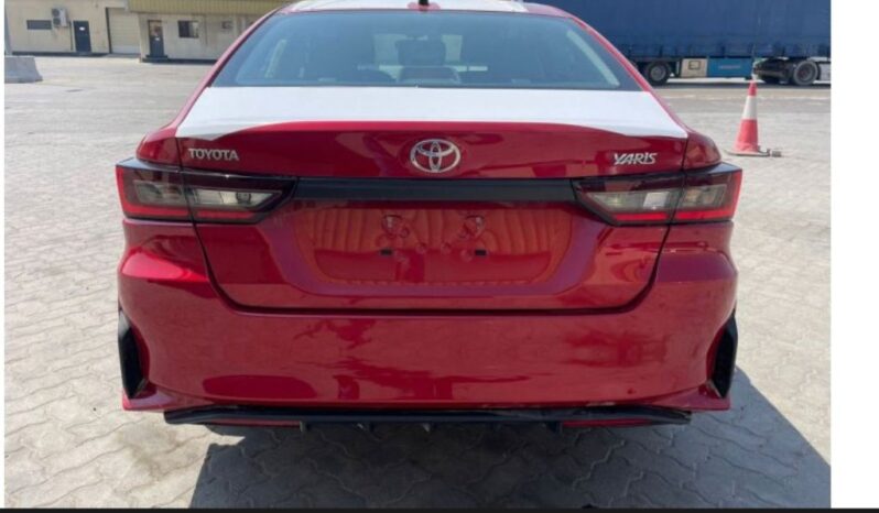 2023 Toyota Yaris 1.5 Litres 4 Cylinders Petrol Engine Red Grey Sedan FWD