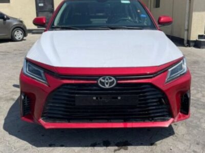 2023 Toyota Yaris 1.5 Litres 4 Cylinders Petrol Engine Red Grey Sedan FWD