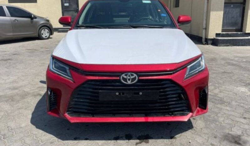 2023 Toyota Yaris 1.5 Litres 4 Cylinders Petrol Engine Red Grey Sedan FWD