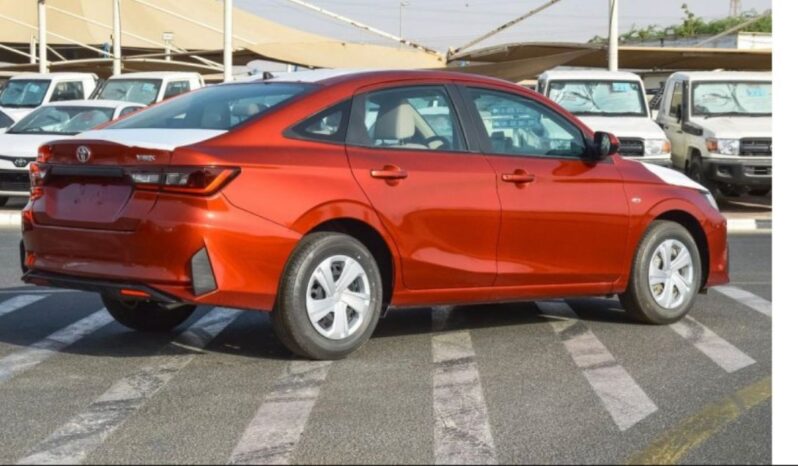 2023 Toyota Yaris 1.5 Litres 4 Cylinders Petrol Engine Orange Beige Sedan FWD
