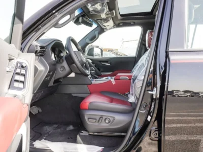 2025 Toyota Land Cruiser GR Sport 3.5L 6 Cylinder TWIN TURBO Black Red GCC Specs