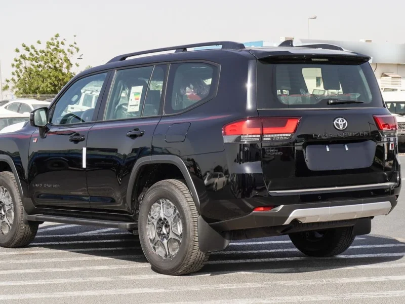 2025 Toyota Land Cruiser GR Sport 3.5L 6 Cylinder TWIN TURBO Black Red GCC Specs