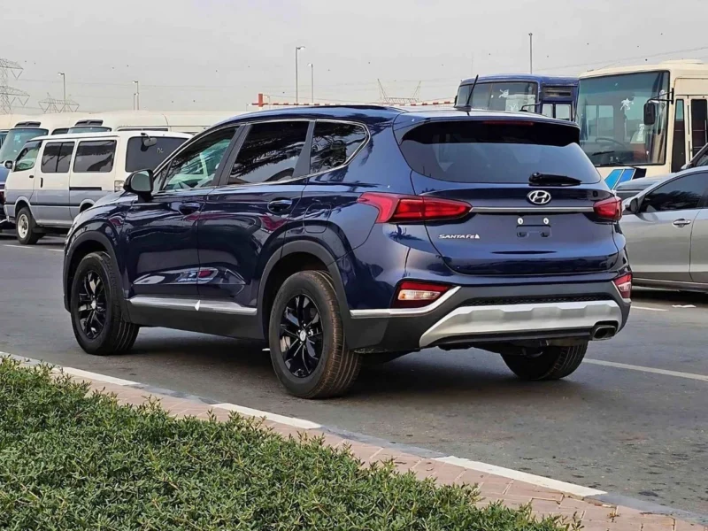2019 HYUNDAI SANTA FE SE 2.4 Litres V4 PETROL ENGINE Blue Black SUV Automatic