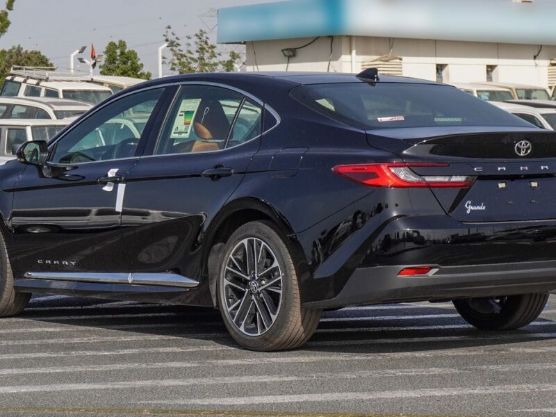 2025 Toyota Camry Grande 2.5 Litres 4 Cylinders Petrol Engine Black Tan Sedan Automatic GCC