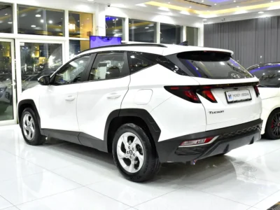 2023 Hyundai Tucson Comfort 4 Cylinders Petrol Engine White Black Crossover GCC Specs